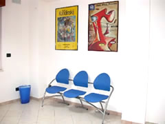 la sala d'attesa